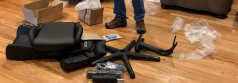 Unboxing and assembling the Homall Gaming Chair